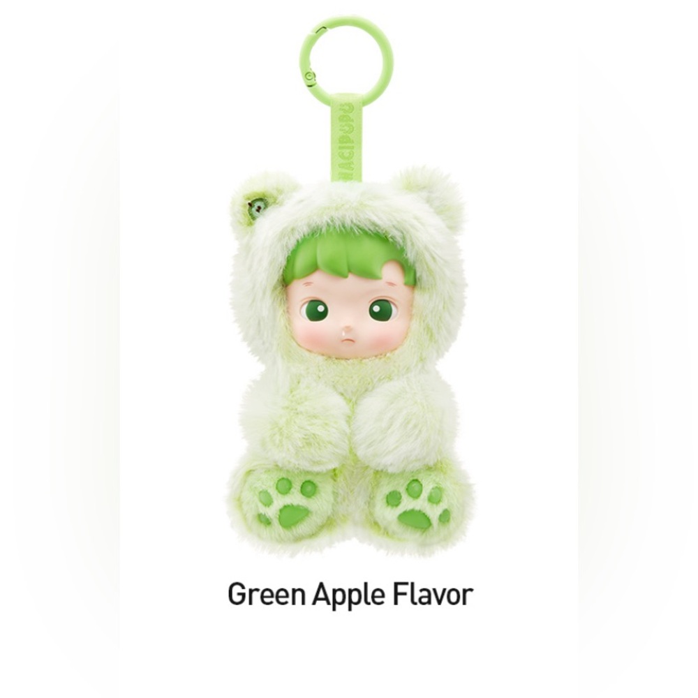New Pop Mart Hacipupu Gummy Bear Series- vinyl pendant blind box Green Apple